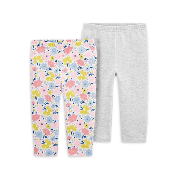 Child of Mine by Carter's Baby Girl Pants, 2-Pack Newborn - Picture 1 of 1